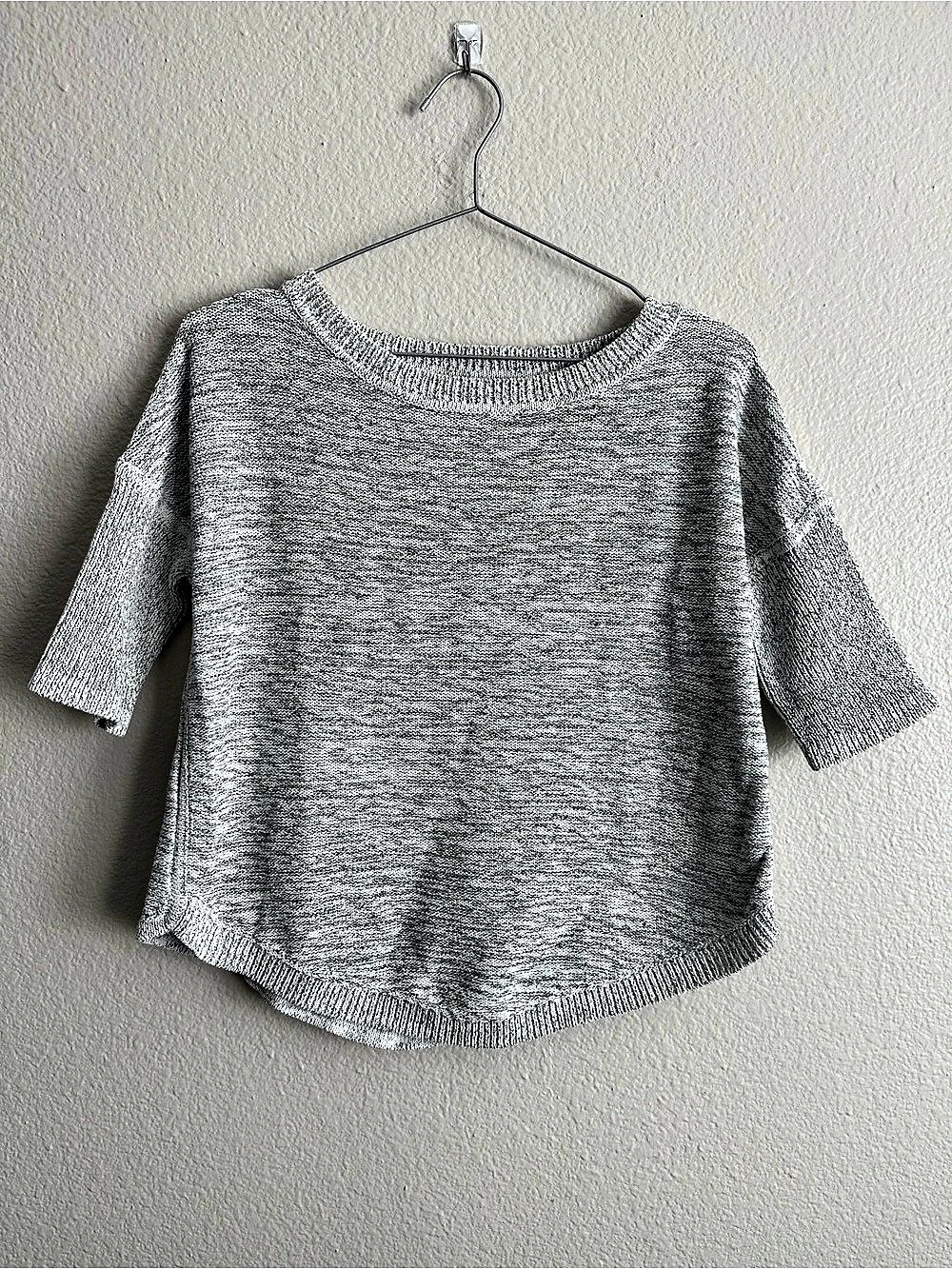 Banana Republic Marled Crewneck Sweater in Gray Size Small